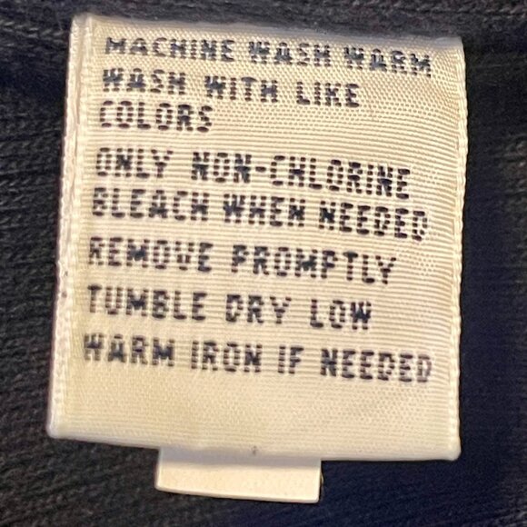 Polo Ralph Lauren Mens Sweater Classic Shawl Neck Size L Navy Blue - Picture 11 of 11